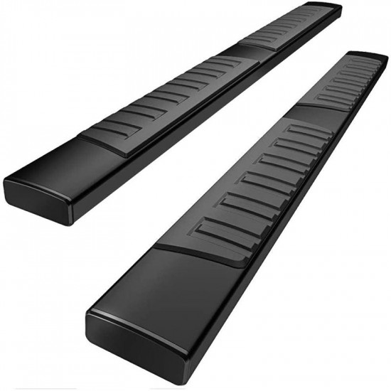 aluminum alloy black running boards for ford f150 2009-2019