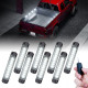 focal series truck bed interior exterior led light 8 pod set w/ switch