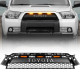 abs black front grill & led raptor lights combo for 2010-2013 toyota 4runner