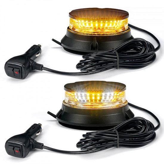 24w mini beacon strobe light with magnetic base