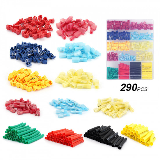 290pcs wire t-tap connector electrical connectors