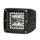 3" 18w square led pods work light bars with rgb halo for off-road truck