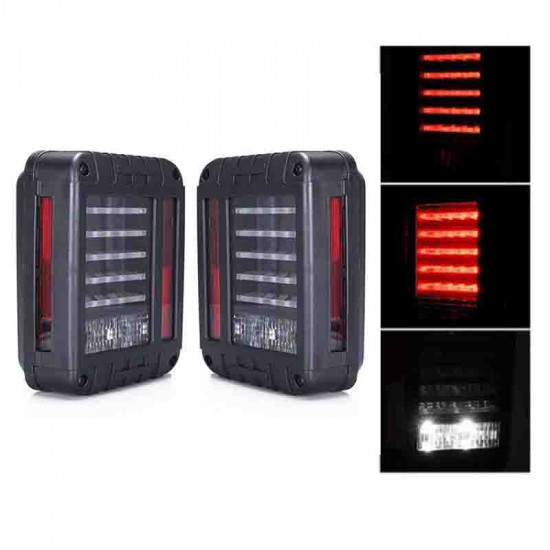 spartan led tail lights for jeep wrangler jk jku 2007 - 2018