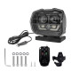 360° led remote controlled search spotlight with blue backlights for off-road