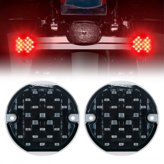 3-1/4" rear red emark dot led turn signal indicators for motorcycle