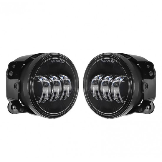 7" 75w headlights & 4" 30w fog lights combo for jeep wrangler jk