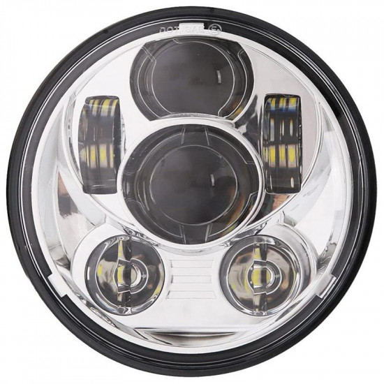 5 3/4 5.75 inch led projection headlight with hi/lo beam for harley davidson and indian motorcycle