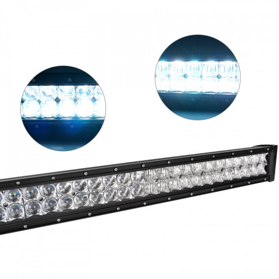 52" rgbw led light bar & 2 rgb pods & all brackets for 2007-2018 jeep wrangler jk