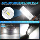 5202 led fog light bulbs 6000k white for halogen replacement