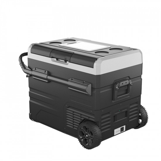 usa only 55l portable app control car refrigerator freezer with wheel for outdoor