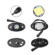 white/blue 6 pcs cree led rock light kits