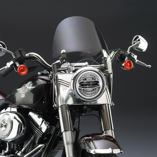 7 inch led headlight with halo drl hi/lo beam & 4.5 inch led halo fog lights for harley davidson