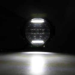 super bright 7'' round led work lights flood spot combo beam with daytime running light for truck pickup suv atv utv	