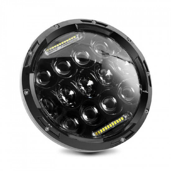 7 inch 75w led headlight & spot passing lights & bracket combo