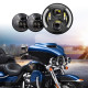 7" led headlights with drl & turn signals + 4.5" led passing fog lights