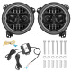 warrior style 9 inch rgbw led headlights bluetooth controlled for 2018-later jeep wrangler jl and jeep gladiator jt