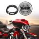 7 inch led headlight with halo drl high low beam + 7