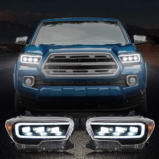 roxmad matrix projector led headlight for 2016-later toyota tacoma