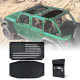 top mesh sunshade for 2018-later jeep wrangler jl jlu 4 door