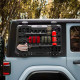 all-in-one rear window molle panel with fuel tanks & traction boards for jeep wrangler jl