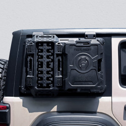 all-in-one rear window molle panel boards with fuel tanks & traction boards for jeep wrangler jl