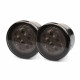 smoked amber led front turn signal lights for jeep wrangler