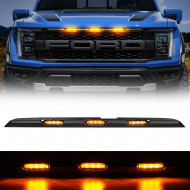 amber led grille lights assembly for 2022-2023 ford f150 raptor