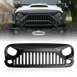 usa only beast series fiber glass hood and grille combo for jeep wrangler 2007-2018