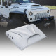 usa only beast series fiber glass hood for 07-18 jeep wrangler