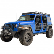 beast style jeep tube half doors with side view mirror for 2018-later wrangler jl and gladiator jt