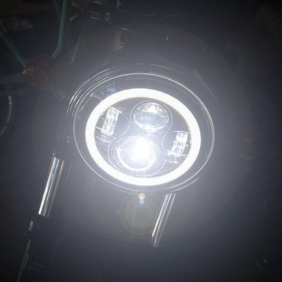 7 inch led headlight projector with drl and turn signal lights & bracket ring