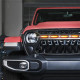 usa only black venom grille with amber led running lights for 2018+ jeep wrangler jl jt