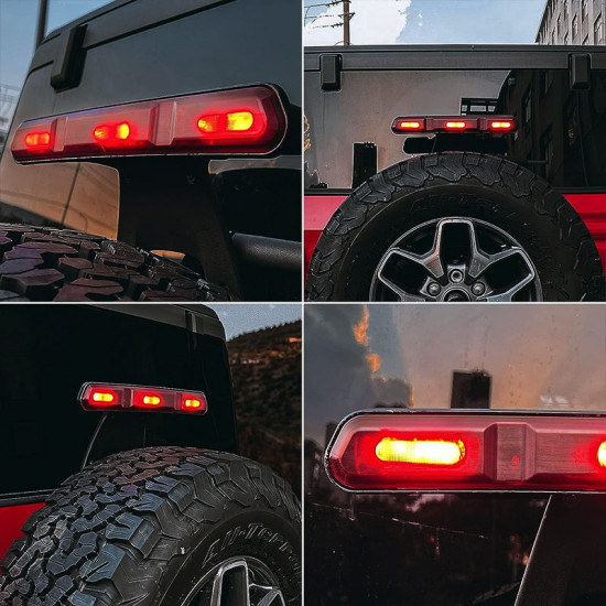 high mount 3rd bronco led brake light compatible for 2021-later ford bronco