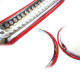 chrome front grille insert and bezel cover for headlight and turn signal light