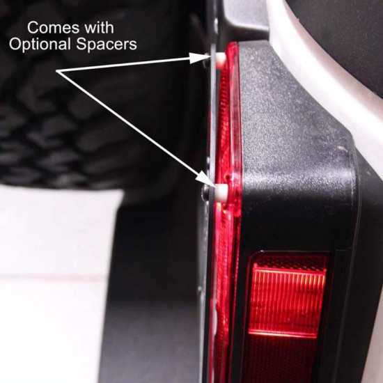 claw black rear taillight cover for 2007+ jeep wrangler jk & jk unlimited