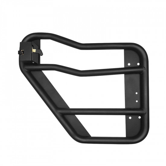 crossbar style jeep tube doors with side view mirror for 2018-later wrangler jl/jt 4 door