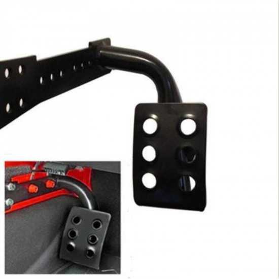 dead pedal left side foot rest for jeep wrangler jk 07+