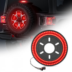 dual row third spare tire brake light for 2021-later ford bronco