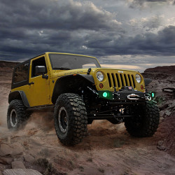 escapade series rgb halo led fog light for jeep wrangler jk, jl & gladiator jt