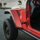 front foot pegs with 1941 for 2007-later wrangler jk jku jl jlu jt tj(without doors)