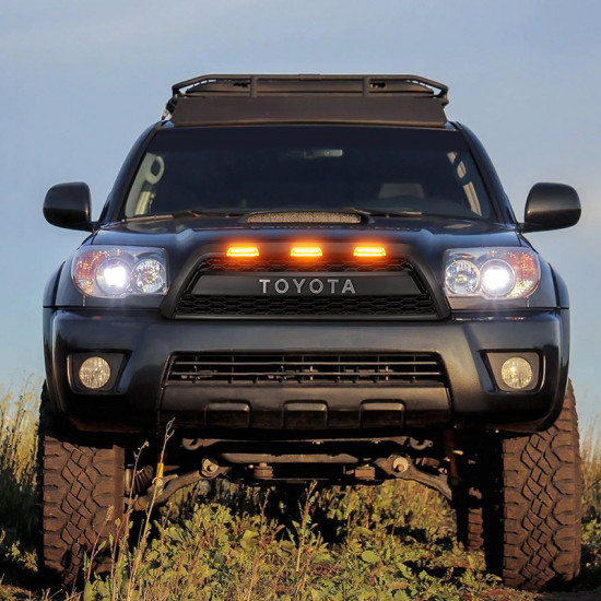 front grill with raptor lights combo for 2006-2009 toyota 4runner