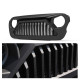 front matte black bumper mesh grill for 2018-2020 jeep wrangler jl and jeep gladiator jt