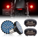 2'' front led turn signal & running light and rear led brake light with dual contact 1157 base + bracket combo