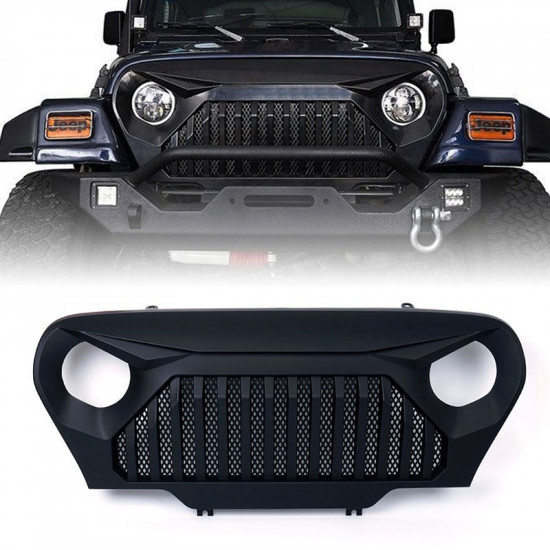 gladiator grill grille for 1997-2006 jeep wrangler tj