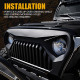 gladiator vader grille for 1997-2006 jeep wrangler tj