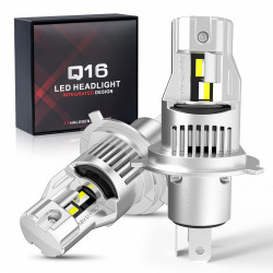 h4/9003 led projector headlight bulbs 6500k white super bright