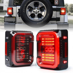 inspire series led taillights with for 2007 - 2018 jeep wrangler jk