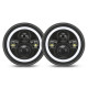 7 inch 80w jeep halo headlights with drl for 1997-later jeep wrangler