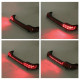 led king tour-pak brake/turn/tail lamp kit for 2014-later harley touring models