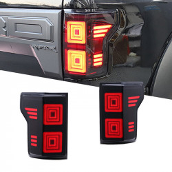 led taillights w/sequential turn light dynamic animation drl for 2015-2021 ford f150